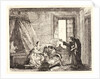 Joseph Relays to Mary God's Command to Flee, 1750-1753 by Giovanni Domenico Tiepolo