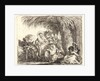 Joseph Kneels with the Child before Mary on the Donkey, 1750-1753 by Giovanni Domenico Tiepolo