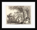 Joseph Kneels with the Child before Mary on the Donkey, 1750-1753 by Giovanni Domenico Tiepolo