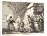 The Holy Family Passes under a City Arch, 1750-1753 by Giovanni Domenico Tiepolo