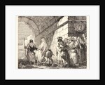 The Holy Family Passes under a City Arch, 1750-1753 by Giovanni Domenico Tiepolo