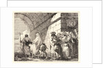 The Holy Family Passes under a City Arch, 1750-1753 by Giovanni Domenico Tiepolo