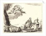 The Flight with the Holy Family at the Right, 1750-1753 by Giovanni Domenico Tiepolo