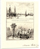 To Antwerp, the Haque at Amsterdam (À Anvers, le Haag à Amsterdam), 19th century by Maxime Lalanne