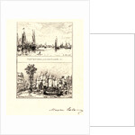To Antwerp, the Haque at Amsterdam (À Anvers, le Haag à Amsterdam), 19th century by Maxime Lalanne
