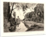 St. Martin Canal at Saint Maxence Bridge (Canal St. Martin à Pont Saint Maxence, Oise), 19th century by Maxime Lalanne
