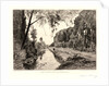 St. Martin Canal at Saint Maxence Bridge (Canal St. Martin à Pont Saint Maxence, Oise), 19th century by Maxime Lalanne