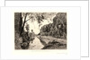 St. Martin Canal at Saint Maxence Bridge (Canal St. Martin à Pont Saint Maxence, Oise), 19th century by Maxime Lalanne