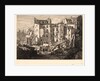 Demolition for the Building of the Rue des Ecoles (Démolitions pour le percement de la rue des Écoles), 19th century by Maxime Lalanne