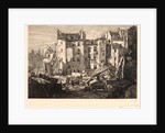 Demolition for the Building of the Rue des Ecoles (Démolitions pour le percement de la rue des Écoles), 19th century by Maxime Lalanne
