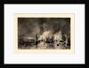 Fire in the Port of Bordeaux (Incendie dans le Port de Bordeaux), 1869 by Maxime Lalanne