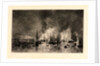 Fire in the Port of Bordeaux (Incendie dans le Port de Bordeaux), 1869 by Maxime Lalanne