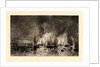 Fire in the Port of Bordeaux (Incendie dans le Port de Bordeaux), 1869 by Maxime Lalanne