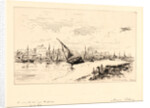 Port de Trouville, 19th century by Maxime Lalanne