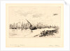 Port de Trouville, 19th century by Maxime Lalanne