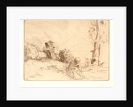 Peasant Seated near a Hedge (Paysanne Assise près d'une Haie) by Alphonse Legros