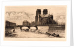 Apse of Notre Dame, 1881 by Edmond Gosselin