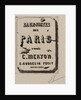 Title Page, Eaux-Fortes sur Paris, 1881 by Edmond Gosselin
