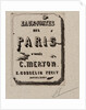 Title Page, Eaux-Fortes sur Paris, 1881 by Edmond Gosselin