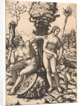 Mars, Venus, and Amor, 1508 by Marcantonio Raimondi