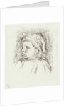 Portrait of Claude Renoir. Soft ground etching. by Pierre-Auguste Renoir