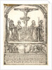 Christ on the Cross with the Virgin and St. Afra, St. John, and St. Ulrich, 16th century by Hans Rogel