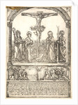 Christ on the Cross with the Virgin and St. Afra, St. John, and St. Ulrich, 16th century by Hans Rogel