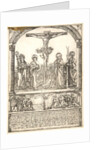 Christ on the Cross with the Virgin and St. Afra, St. John, and St. Ulrich, 16th century by Hans Rogel