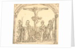 Christ on the Cross with the Virgin and St. Afra, St. John and St. Ulrich, by Hans Rogel