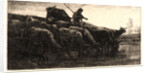 Herd of Cows at the Watering Place (Troupeau de vaches a l'abreuvoir), 1878 by Charles Émile Jacque