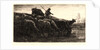 Herd of Cows at the Watering Place (Troupeau de vaches a l'abreuvoir), 1878 by Charles Émile Jacque
