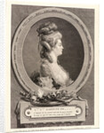 Portrait of Louise-Emilie, Baronne de --- (Mme de Mézières de Crest, Marquise de Saint-Aubin, baronne d'Andlau), 1779 by Augustin de Saint-Aubin