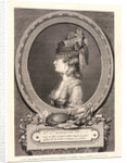 Portrait of Adrienne-Sophie, Marquise de --- (Montesson), 1779 by Augustin de Saint-Aubin