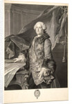 Portrait of Abel-Franc¸ois Poisson, Marquis de Vadiéres, later Marquis de Marigny 172?-1781, 1761 by Johann Georg Wille