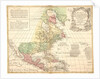 America Septentrionalis, 18th century by Tobias Conrad Lotter