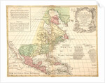 America Septentrionalis, 18th century by Tobias Conrad Lotter