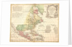 America Septentrionalis, 18th century by Tobias Conrad Lotter