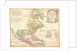 America Septentrionalis, 18th century by Tobias Conrad Lotter