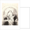 And I saw in the right hand of him that sat upon the throne a book written within and on the backside, sealed with seven seals, 1899 by Odilon Redon