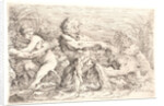 Combat of Tritons with Naiade, 17th century by Salvator Rosa