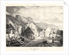Entreé du Village des Bains, 1831 by Eugène Isabey