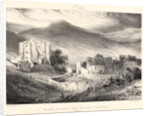 Ruines du Château et du Village de Saint- Nectaire, 1831? From Voyages Pittoresques et Romantiques dans l'Ancienne France by Eugène Isabey