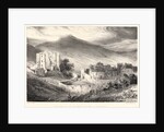 Ruines du Château et du Village de Saint- Nectaire, 1831? From Voyages Pittoresques et Romantiques dans l'Ancienne France by Eugène Isabey