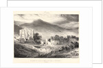 Ruines du Château et du Village de Saint- Nectaire, 1831? From Voyages Pittoresques et Romantiques dans l'Ancienne France by Eugène Isabey