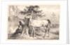 Cossack and Horse beside a Tree, 19th century by Horace Vernet