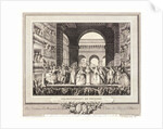 Crowning of Voltaire at the Théâtre Franc¸ais, 30 March 1778, 1782 by Charles-Etienne Gaucher