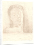 Closed Eyes (Yeux clos), 1890 by Odilon Redon