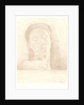Closed Eyes (Yeux clos), 1890 by Odilon Redon