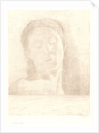 Closed Eyes (Yeux clos), 1890 by Odilon Redon