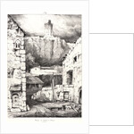 Donjon du Chateau de Polignac, 1830 by Eugène Isabey